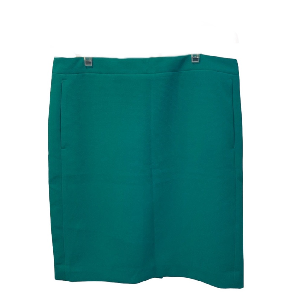 J Crew The Pencil Skirt Green Size 12